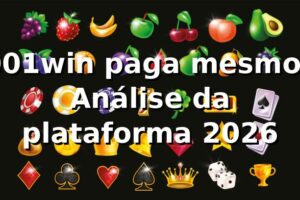 001win paga mesmo? 📊 Análise da plataforma 2026